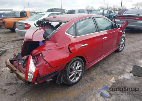 2013 Nissan Sentra Sr из США, поврежденный, VIN 3N1AB7AP3DL770868